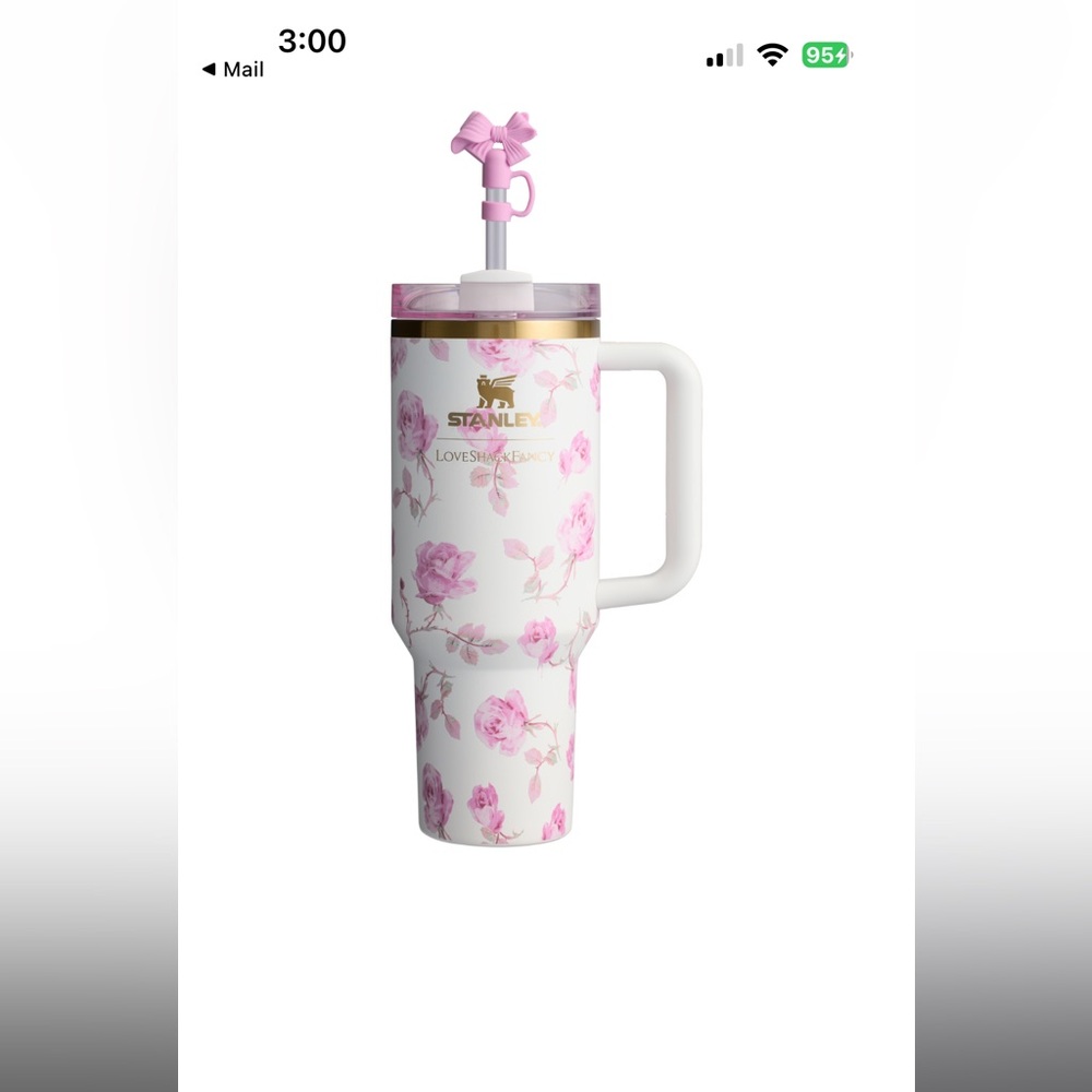 The Stanley x LoveShackFancy 40 oz Quencher